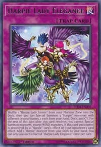 Harpie Lady Elegance - Legendary Duelists: Sisters of the Rose - YuGiOh card