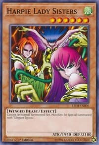 Harpie Lady Sisters - Legendary Duelists: Sisters of the Rose - YuGiOh card