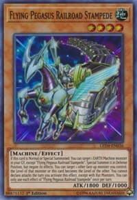 Flying Pegasus Railroad Stampede - Legendary Duelists: Sisters of the Rose - YuGiOh card