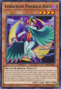 Lunalight Emerald Bird - Legendary Duelists: Sisters of the Rose - YuGiOh card