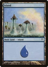 Island (292) - Champions of Kamigawa - Magic: The Gathering card