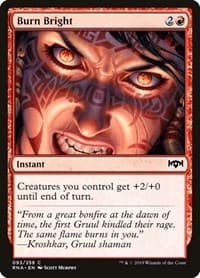 Burn Bright - Ravnica Allegiance - Magic: The Gathering card