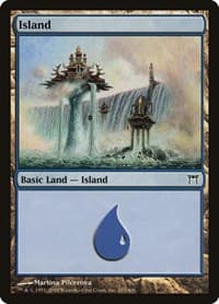 Island (293) - Champions of Kamigawa - Magic: The Gathering card