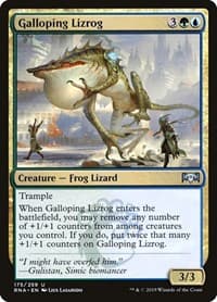 Galloping Lizrog - Ravnica Allegiance - Magic: The Gathering card