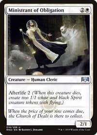 Ministrant of Obligation - Ravnica Allegiance - Magic: The Gathering card