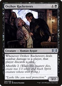 Orzhov Racketeers - Ravnica Allegiance - Magic: The Gathering card