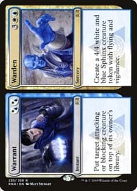 Warrant // Warden - Ravnica Allegiance - Magic: The Gathering card