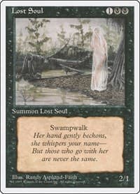 Lost Soul - Fourth Edition - Magic: The Gathering card