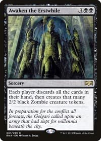 Awaken the Erstwhile - Ravnica Allegiance - Magic: The Gathering card