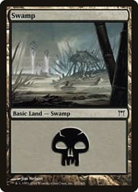 Swamp (297) - Champions of Kamigawa - Magic: The Gathering card
