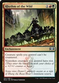 Rhythm of the Wild - Ravnica Allegiance - Magic: The Gathering card