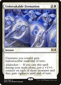 Unbreakable Formation - Ravnica Allegiance - Magic: The Gathering card
