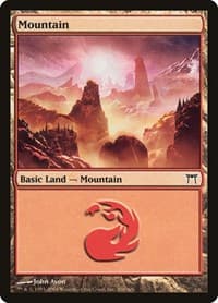 Mountain (300) - Champions of Kamigawa - Magic: The Gathering card
