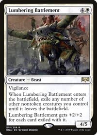 Lumbering Battlement - Ravnica Allegiance - Magic: The Gathering card