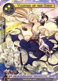 Valkyrie of the Dawn (Full Art) - The Strangers of New Valhalla - Force of Will card