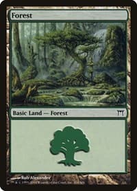 Forest (304) - Champions of Kamigawa - Magic: The Gathering card