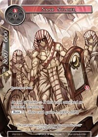 Sand Soldier (Full Art) - The Strangers of New Valhalla - Force of Will card