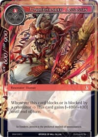 Underhanded Assassin - The Strangers of New Valhalla - Force of Will card