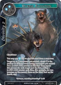 Diverse Evolution (Full Art) - The Strangers of New Valhalla - Force of Will card