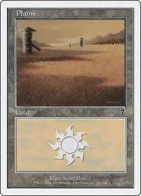 Plains (341) - 7th Edition - Magic: The Gathering card