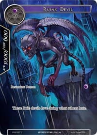 Ruins Devil (Full Art) - The Strangers of New Valhalla - Force of Will card