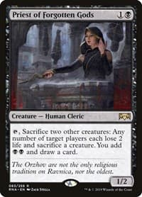 Priest of Forgotten Gods - Ravnica Allegiance - Magic: The Gathering card