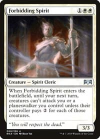 Forbidding Spirit - Ravnica Allegiance - Magic: The Gathering card