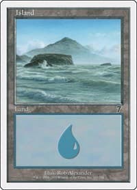 Island (333) - 7th Edition - Magic: The Gathering card