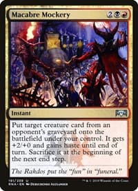 Macabre Mockery - Ravnica Allegiance - Magic: The Gathering card