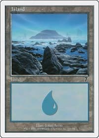 Island (334) - 7th Edition - Magic: The Gathering card