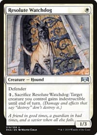 Resolute Watchdog - Ravnica Allegiance - Magic: The Gathering card