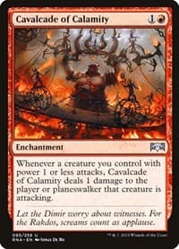 Cavalcade of Calamity - Ravnica Allegiance - Magic: The Gathering card