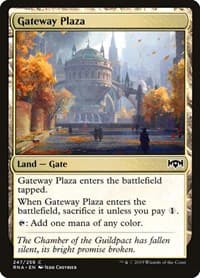 Gateway Plaza - Ravnica Allegiance - Magic: The Gathering card