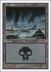 Swamp (347) - 7th Edition - Magic: The Gathering card