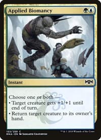 Applied Biomancy - Ravnica Allegiance - Magic: The Gathering card