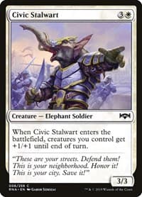 Civic Stalwart - Ravnica Allegiance - Magic: The Gathering card