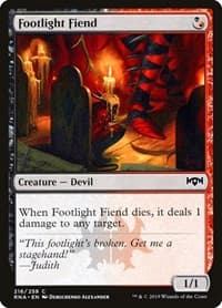 Footlight Fiend - Ravnica Allegiance - Magic: The Gathering card
