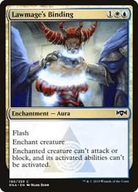 Lawmage's Binding - Ravnica Allegiance - Magic: The Gathering card