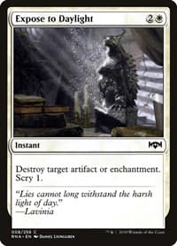Expose to Daylight - Ravnica Allegiance - Magic: The Gathering card