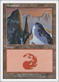 Mountain (337) - 7th Edition - Magic: The Gathering card