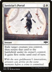 Justiciar's Portal - Ravnica Allegiance - Magic: The Gathering card