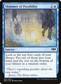 Shimmer of Possibility - Ravnica Allegiance - Magic: The Gathering card
