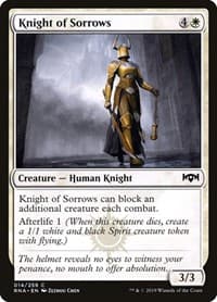 Knight of Sorrows - Ravnica Allegiance - Magic: The Gathering card