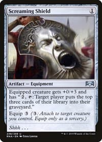 Screaming Shield - Ravnica Allegiance - Magic: The Gathering card