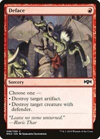 Deface - Ravnica Allegiance - Magic: The Gathering card