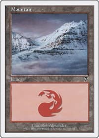 Mountain (338) - 7th Edition - Magic: The Gathering card
