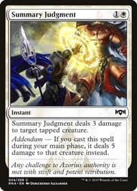 Summary Judgment - Ravnica Allegiance - Magic: The Gathering card