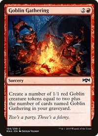 Goblin Gathering - Ravnica Allegiance - Magic: The Gathering card
