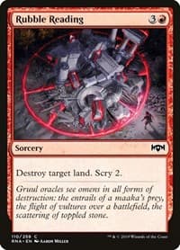 Rubble Reading - Ravnica Allegiance - Magic: The Gathering card