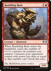 Rumbling Ruin - Ravnica Allegiance - Magic: The Gathering card